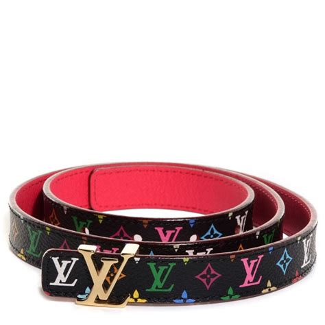 louis vuitton belt multicolor|louis vuitton belt with suit.